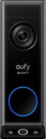 eufy - Smart Wi-Fi E340 2K Wired and Battery Operated Video Doorbell with Dual Cameras - Black