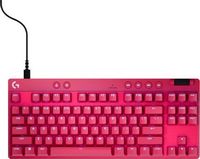 Logitech - PRO X TKL RAPID Tenkeyless Corded Magnetic Analog Switch Gaming Keyboard with Customiz...