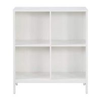 OSP Home Furnishings - Ace 4 Cube Storage/Bookcase - White