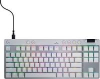 Logitech - PRO X TKL RAPID Tenkeyless Corded Magnetic Analog Switch Gaming Keyboard with Customiz...