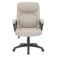 OSP Home Furnishings - Faux Leather Manager's Chair - Charcoal/ Grey