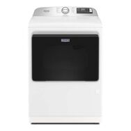Maytag - 7.4 Cu. Ft. Pet Pro Top Load Gas Dryer with Extra Power and Sanitize Cycle - White