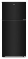 Whirlpool - 28 in. Wide 14.3 cu. ft. Top-Freezer Refrigerator with Total Coverage Cooling - Black