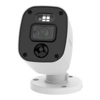 Swann - Add-On Bullet Security Camera for DVR, 4K UHD Video, Flashing and Spotlight, Outdoor Nigh...