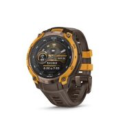 Garmin - Instinct Crossover AMOLED GPS Smartwatch 47 mm Fiber-reinforced Polymer - Bronze/sunburs...