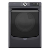 Maytag - 7.4 Cu. Ft. Smart Gas Dryer with Steam and Pet Pro System - Midnight Steel