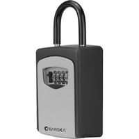 Barska - Combination Key Lock Box with Door Hanger and Wall Mount - Black