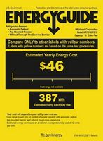 Whirlpool - 16.0 Cu. Ft. Top-Freezer Refrigerator - Monochromatic Stainless Steel - Energy Guide