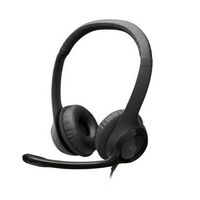 Logitech - H390 Wired USB-A On-Ear Stereo Headphones with Noise Canceling Microphone - Black