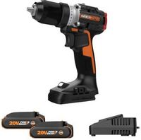 WORX - Nitro 20V Cordless Brushless 1/2” Drill/Driver (1 x 2.0Ah Battery and 1 x Charger Included...