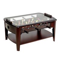 Barrington 42” Foosball Coffee Table with Accessories - Brown