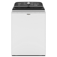 Whirlpool - 5.3 Cu. Ft. High Efficiency Top Load Washer with 2 in 1 Removable Agitator - White