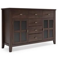 Simpli Home - Artisan Sideboard Buffet - Dark Chestnut Brown