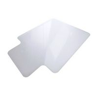 Floortex - Basic Lipped Vinyl Chair Mat for Low Pile Carpets 36 x 48 inches - Clear