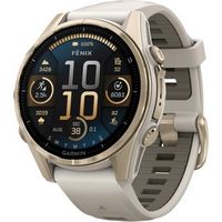 Garmin - fēnix 8 AMOLED Sapphire GPS Smartwatch 43mm Fiber-reinforced polymer - Soft Gold