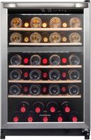 Frigidaire - 46 Bottle Wine Cooler - Stainless Steel