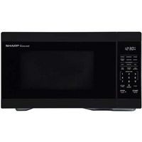 Sharp - 1.1 Cu. Ft. Countertop Microwave Oven - Black