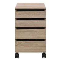 OSP Home Furnishings - Holly Mobile Storage Cart - River Oak