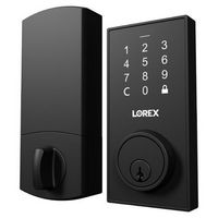 Lorex - Bluetooth Deadbolt Smart Lock with Touchpad - Matte Black