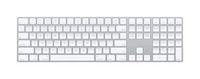 Apple - Magic Keyboard full size with Numeric Keypad - Silver/White