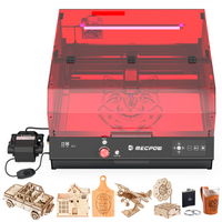 Mecpow - Laser Engraving Machine with Air Assist, 22W Laser Cutter, 0.08*0.1mm Laser Spot, 22000m...