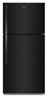Whirlpool - 30 in. Wide 19.2 cu. ft. Top-Freezer Refrigerator with Total Coverage Cooling - Black