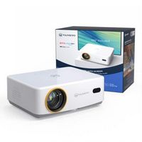 Vankyo - Leisure 570B Native 1080P Wireless Smart WebOS Single LCD Mini Projector, Screen Include...