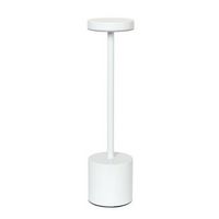 Simple Designs - 12.75" Mushroom Magic Disc Dimming & Rechargeable Cordless 4-Way Touch Sensor St...