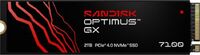 SANDISK - 2TB Optimus GX 7100 PCIe 4.0 x4 M.2 2280 NVMe SSD