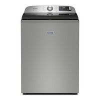 Maytag - 5.2 Cu. Ft. Smart Top Load Washer with Extra Power - Classic SIlver