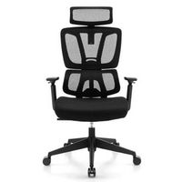 Costway - Ergonomic Mesh Adjustable Office Chair - Black