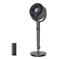 Dreo - Standing Fan, 120°+120° Smart Oscillating Floor Fans, 85 ft Fan For Bedroom, DC Motor Quie...