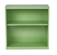 OSP Home Furnishings - Metal Bookcase - Green