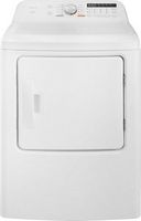 Insignia™ - 7 Cu. Ft. Gas Dryer with Sensor Dry - White