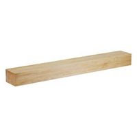 LOVMOR - 72"W x 8"D x 6"H Wall Mounted Wood Floating Fireplace Shelves, Cap-Shelf Mantel - Aged Oak