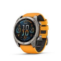 Garmin - fēnix 8 AMOLED Sapphire GPS Smartwatch 51mm Fiber-reinforced polymer - Titanium