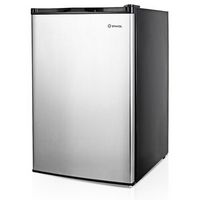 Costway - STAKOL 3 cu.ft. Compact Upright Freezer w/Single Stainless Steel Door Removable Shelves...