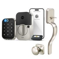 Yale - Assure Lock 2 Touch Key-Free Keypad with Wi-Fi and Ridgefield Handleset - Satin Nickel