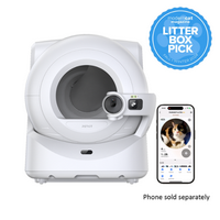 Petkit - Purobot Ultra Self-Cleaning AI Litter Box with Facial Recognition - White