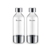 Breville - the InFizz Bottles 1L - 2 Pack - Clear