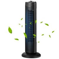 Costway Fantask 35W 28%27%27Oscillating Tower Fan 3 Wind Speed Quiet Bladeless Cooling Room - Black