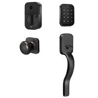 Yale - Assure Lock 2 Touch Key-Free Keypad with Wi-Fi and Ridgefield Handleset - Black Suede