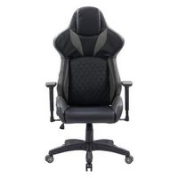 CorLiving - Nightshade Gaming Chair - Black and Grey