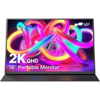 Mobile Pixels - Fold 2.5K 16" LCD Portable Monitor (HDMI, USB) - Black