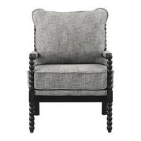 OSP Home Furnishings - Eliza Spindle Chair - Graphite