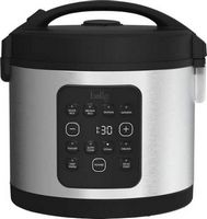 bella PRO - 20-Cup Digital Rice Cooker - Stainless Steel