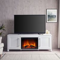 Yarmouth Log Fireplace TV Stand for Most TVs up to 75&quot;