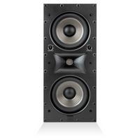 JBL - Studio 6 Dual-8" 2-Way In-Wall Speaker - Black
