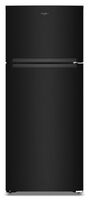 Whirlpool - 18.0 Cu. Ft. Top-Freezer Counter-Depth Refrigerator with Total Coverage Cooling - Black