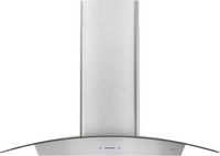 Zephyr - 30 inches - Convertible - Wall Range Hood - Stainless Steel + Glass